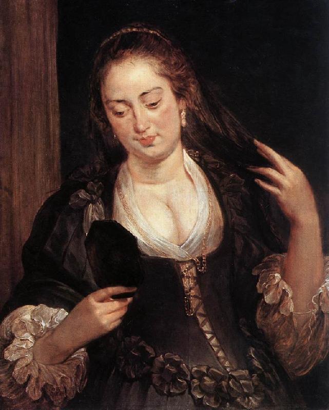 RUBENS, Pieter Pauwel Woman with a Mirror Germany oil painting art